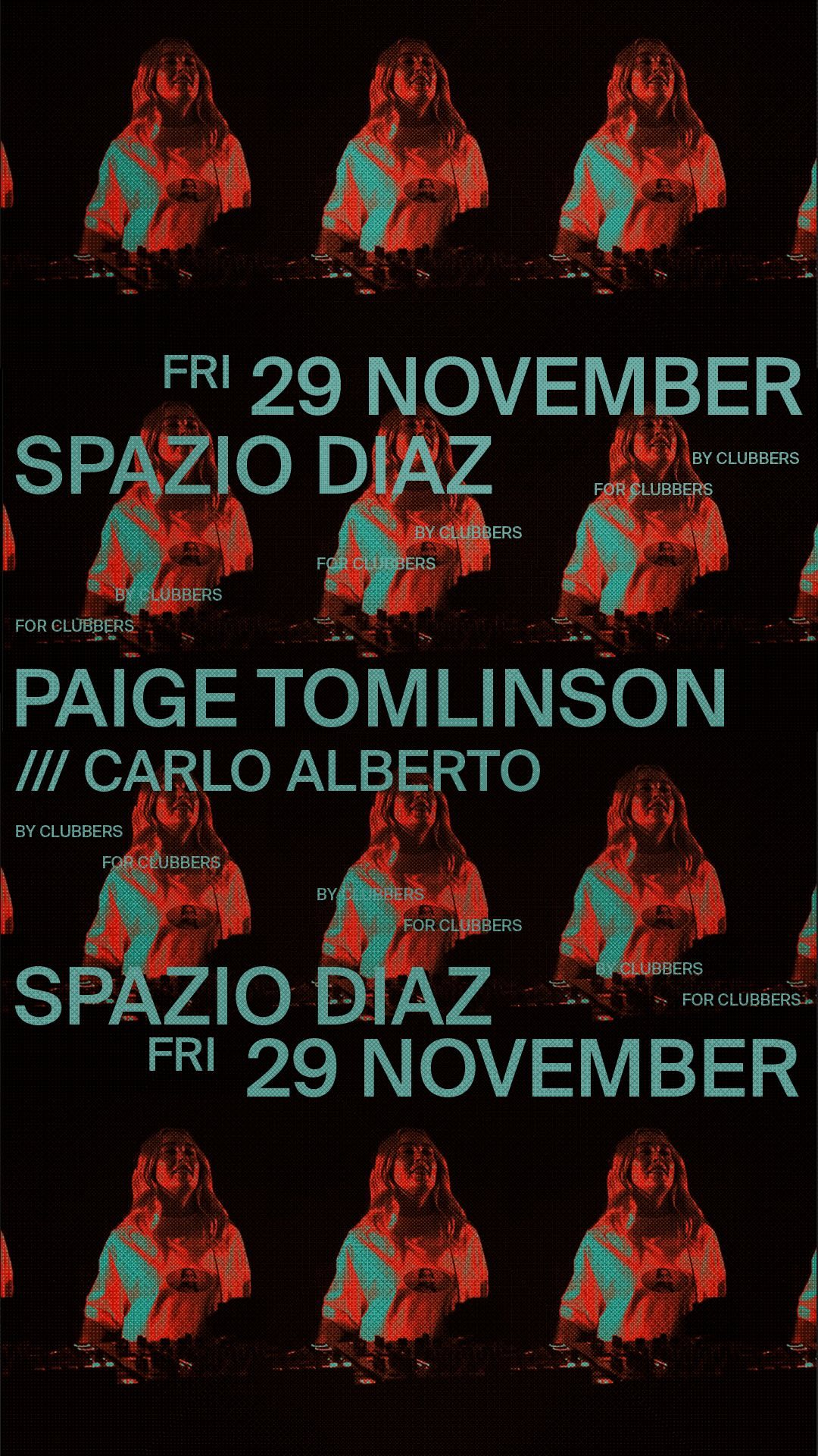 Paige Tomlinson at Spazio Diaz