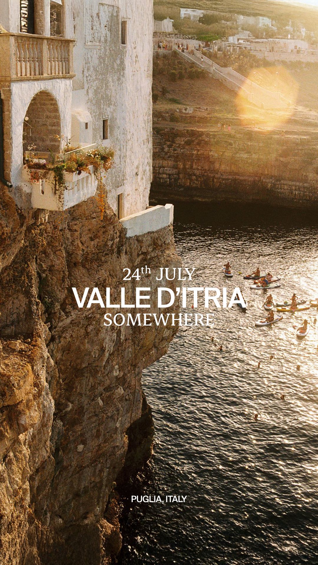 Secret touchdown in Puglia